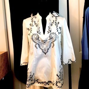 Robert Graham Large Beige & Grey